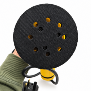 125mm hook-and-loop pad on PROTECO orbital sander