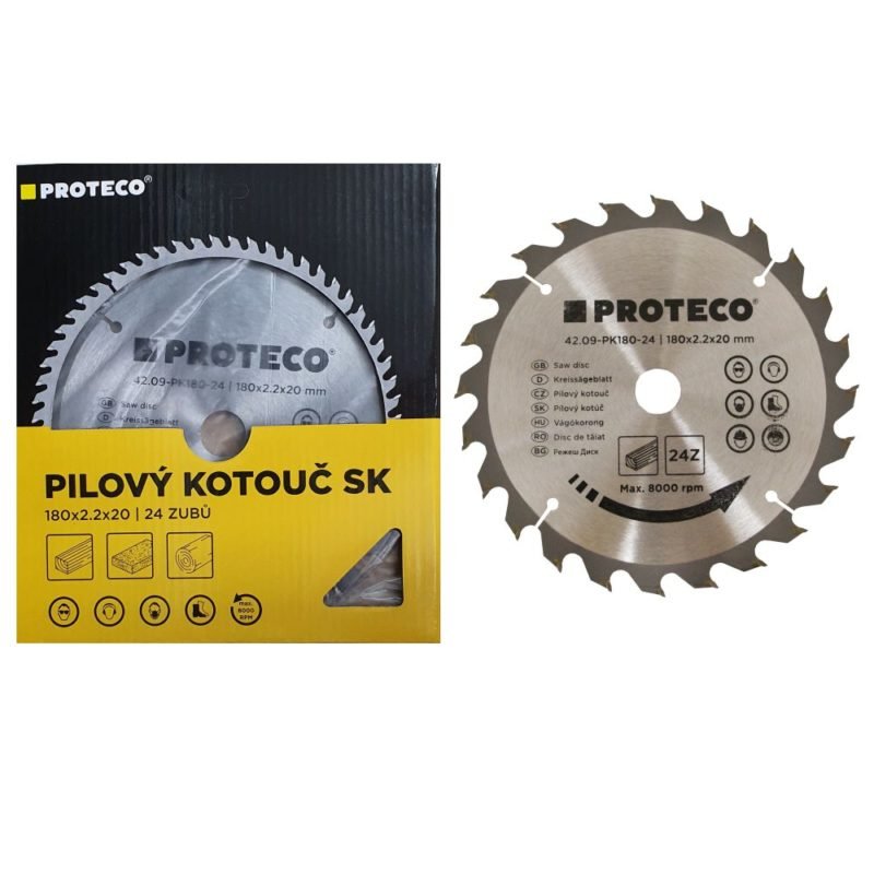 Proteco 180mm Circular Wood Blade