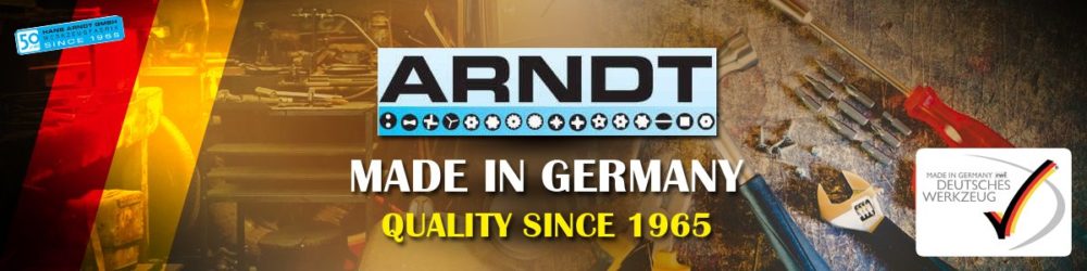 Quality Tools ARNDT Made in Germany Baner