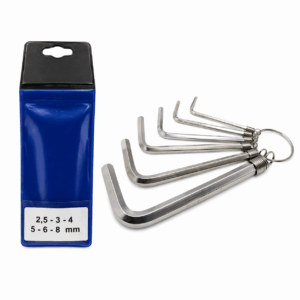 ARNDT Germany Security Allen Key Set 6 piece 2.5-8mm tamper proof hex keys