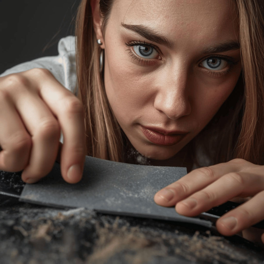 Automotive wet and dry sandpaper sheets