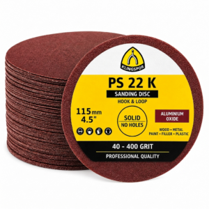 Klingspor 115mm sanding discs PS22K Hook and Look sandpaper discs wood metal
