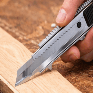 PROTECO Metal Grip 18mm Snap Off Knife 3