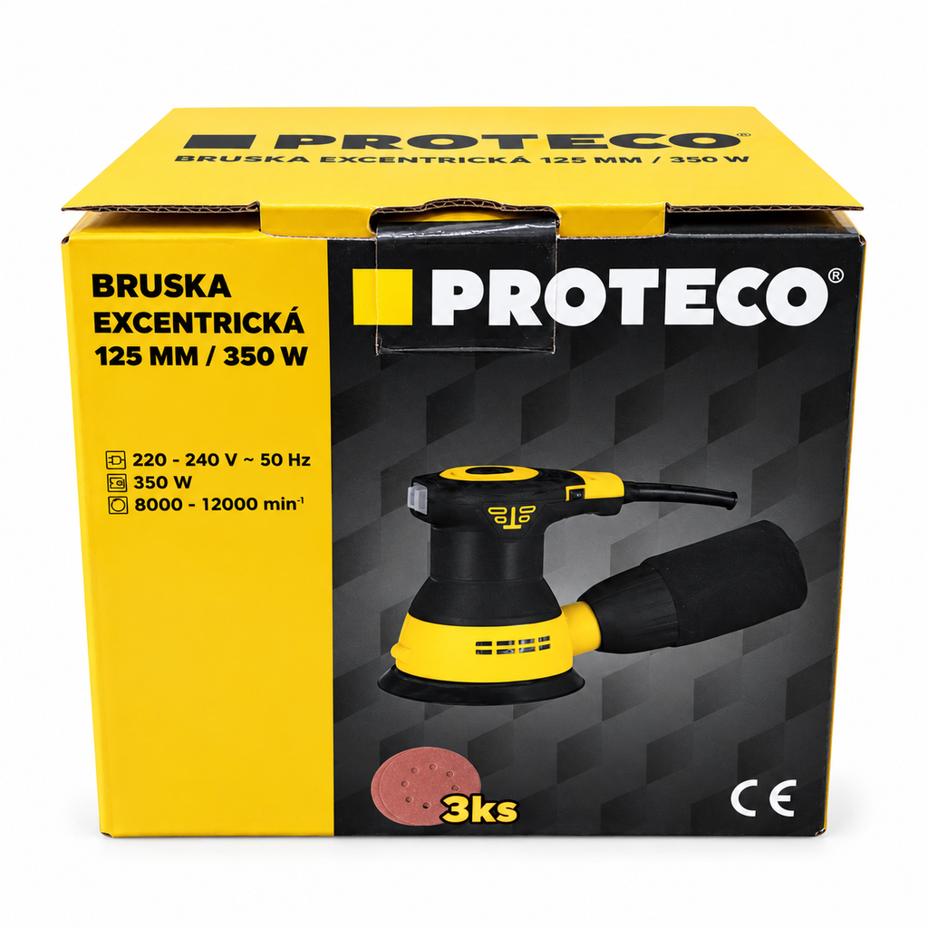 Orbital sanding machine 125mm PROTECO