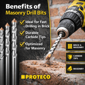 PROTECO Masonry Drill Bits -1