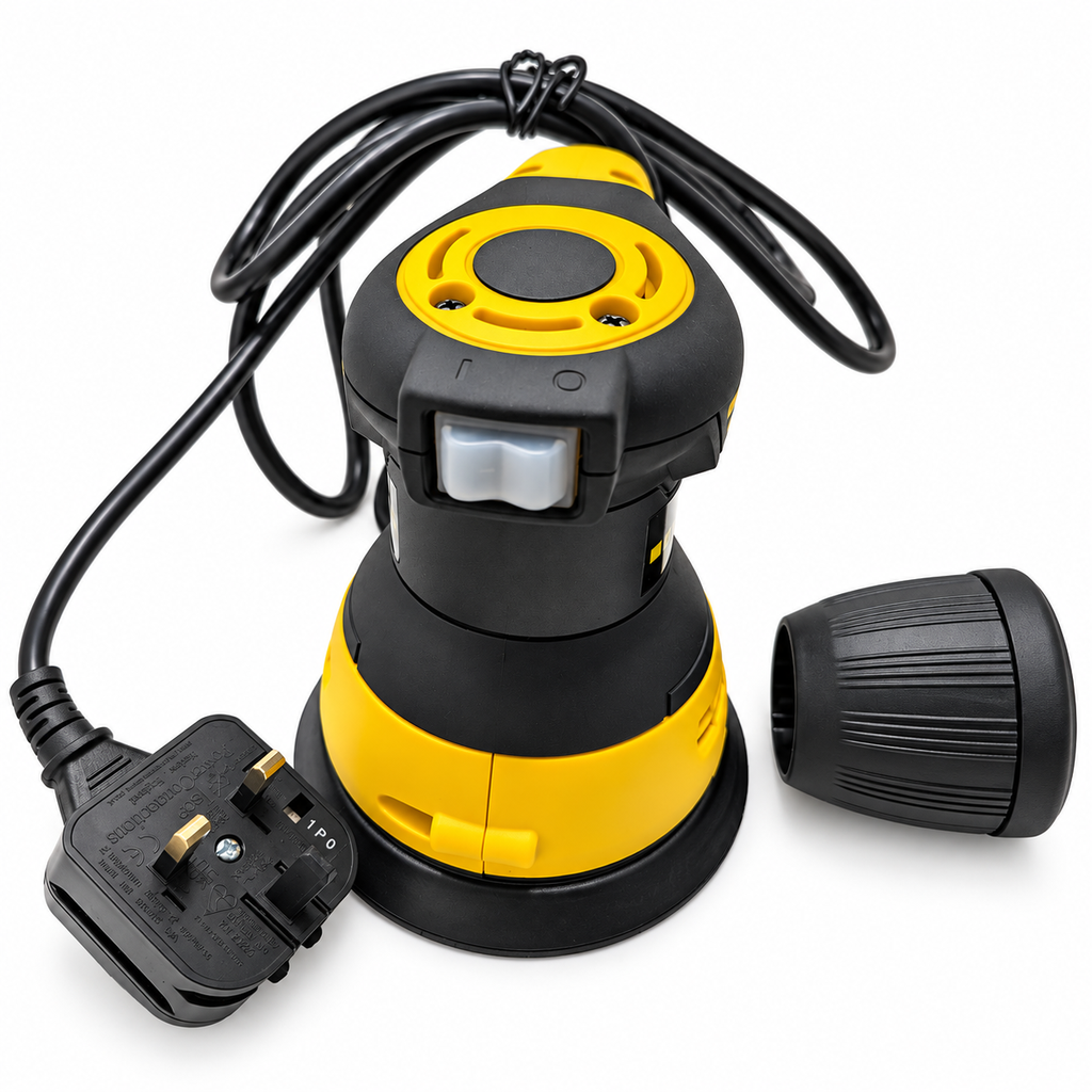 Variable speed control on PROTECO 350W orbital sander