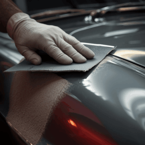 Wet and dry sand paper for automotive paintwork