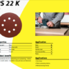 10x-KLINGSPOR-Sanding-Discs-125mm-5-inch-8-HOLES-PS22K-Hook-Loop-Backing-Pad-132587929980-2