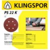 150mm-Sanding-Discs-Sandpaper-KLINGSPOR-Hook-Loop-PS22K-6-HOLES-Wood-Metal-142105636581-2