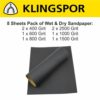 WET-AND-DRY-SANDPAPER-KLINGSPOR-Sand-Paper-400-600-800-1000-1500-2500-8-sheets-142521042232