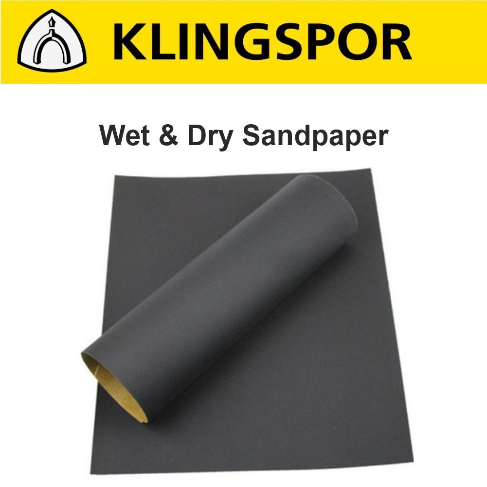 Sheet GRIT 60-2500 KLINGSPOR Paper MIXED YOU CHOOSE WET AND DRY Sandpaper 